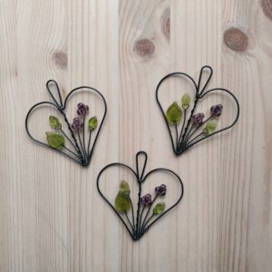 Rozkvetlé srdíčko - ve fialové