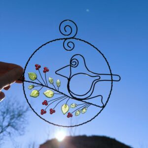 Lapač slunce s ptáčkem