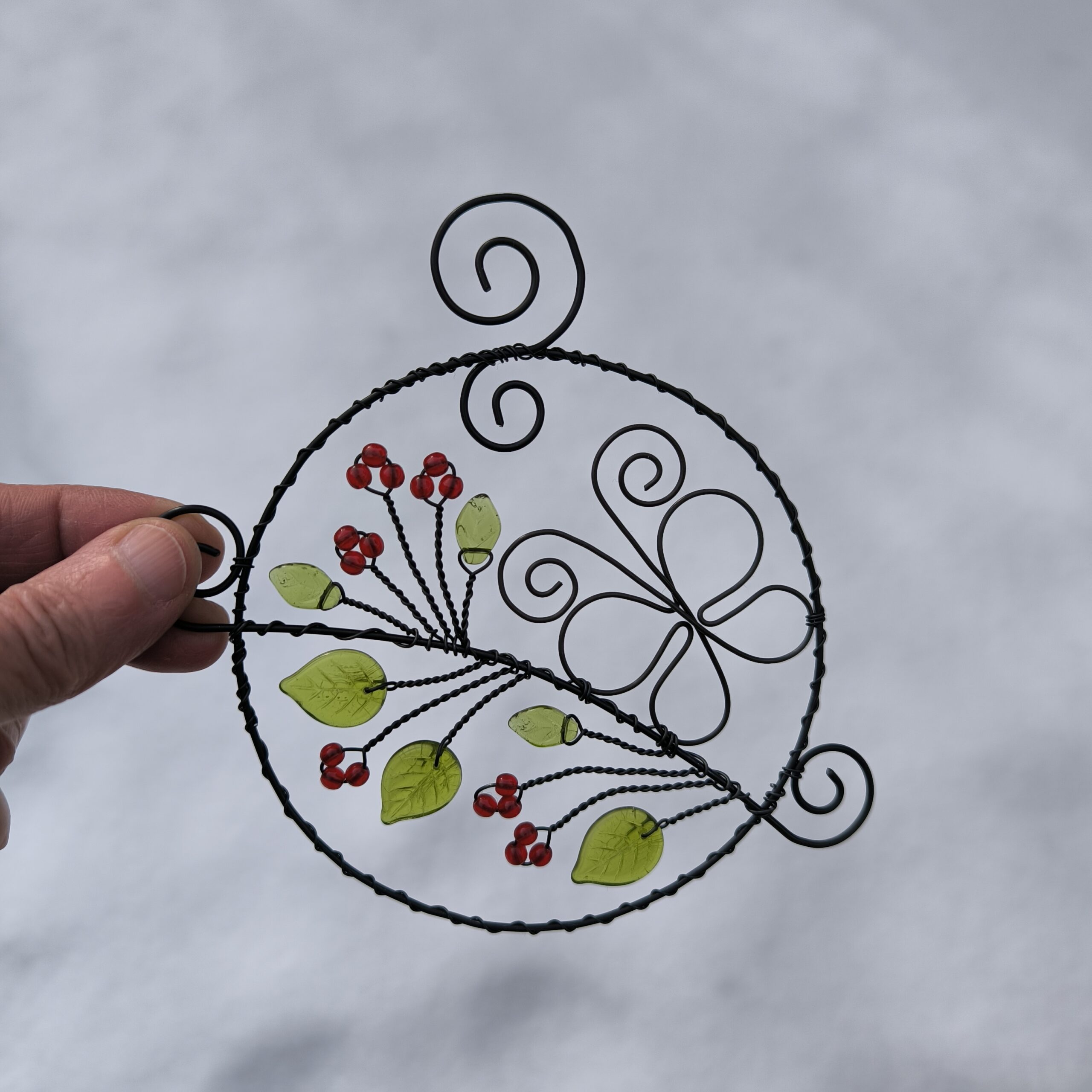 Náladovka s motýlkem