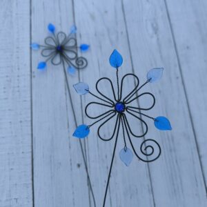 Modře rozkvetlý zápich